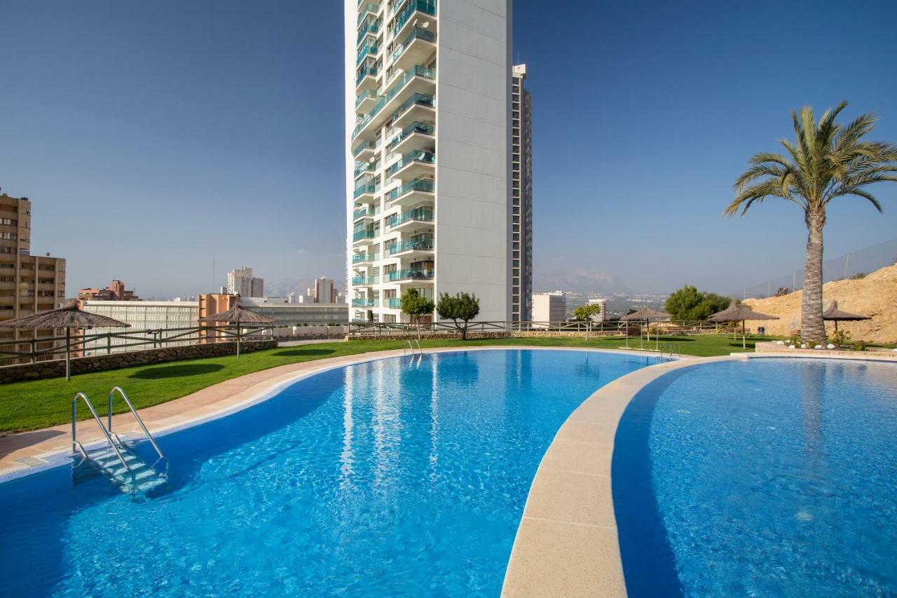 Luxury Apartment On The 40Th Floor With Amazing Views Benidorm Eksteriør bilde