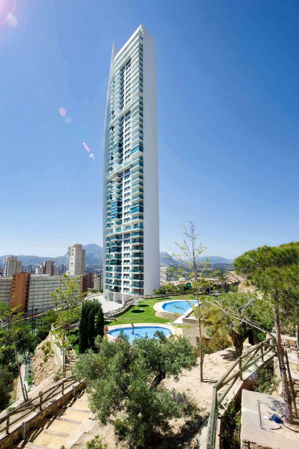 Luxury Apartment On The 40Th Floor With Amazing Views Benidorm Eksteriør bilde