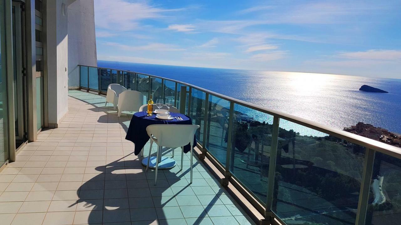 Luxury Apartment On The 40Th Floor With Amazing Views Benidorm Eksteriør bilde